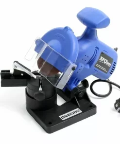 WILTEC XPOtool Affûteuse Chaine De Scie 220W Tronçonneuse Limes 7500 Tr./min Meules Incluses Affûtage