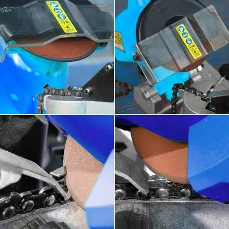 WILTEC XPOtool Affûteuse Chaine De Scie 220W Tronçonneuse Limes 7500 Tr./min Meules Incluses Affûtage 4 WILTEC XPOtool Affûteuse Chaine De Scie 220W Tronçonneuse Limes 7500 Tr./min Meules Incluses Affûtage – Image 2