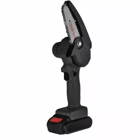 LIFCAUSAL Tronçonneuse Sans Fil Rechargeable Portative Pour L'élagage D'arbres De Coupe De Bois Noir 3 LIFCAUSAL Tronçonneuse Sans Fil Rechargeable Portative Pour L'élagage D'arbres De Coupe De Bois Noir