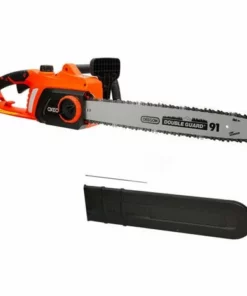 OXEO Tronçonneuse Électrique 230V - 2200 W - Auto-Affûtage - Guide De 50 Cm - Système Anti-rebond De La Chaîne