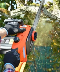 OXEO Tronçonneuse Électrique 230V - 2200 W - Auto-Affûtage - Guide De 50 Cm - Système Anti-rebond De La Chaîne -Tronçonneuse et accessoire Soldes 2022 51264901 3