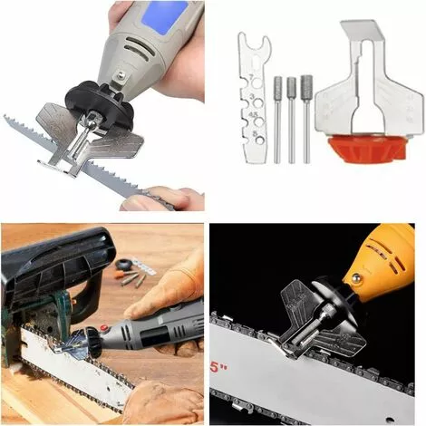 Fei Yu Scie Chaînes Outil Affûtage Kit D'affûtage Tronçonneuse Rotatif Kit Accessoire Chaîne Scie Tronçonneuse Affûtage Fixation Outil Scie Aiguiseur Guide Perceuse à Outils Pour Chaînes De Scie(2 Ensembles) 6 Fei Yu Scie Chaînes Outil Affûtage Kit D'affûtage Tronçonneuse Rotatif Kit Accessoire Chaîne Scie Tronçonneuse Affûtage Fixation Outil Scie Aiguiseur Guide Perceuse à Outils Pour Chaînes De Scie(2 Ensembles) – Image 4