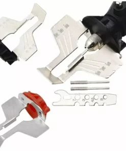 Fei Yu Scie Chaînes Outil Affûtage Kit D'affûtage Tronçonneuse Rotatif Kit Accessoire Chaîne Scie Tronçonneuse Affûtage Fixation Outil Scie Aiguiseur Guide Perceuse à Outils Pour Chaînes De Scie(2 Ensembles) 11 Fei Yu Scie Chaînes Outil Affûtage Kit D'affûtage Tronçonneuse Rotatif Kit Accessoire Chaîne Scie Tronçonneuse Affûtage Fixation Outil Scie Aiguiseur Guide Perceuse à Outils Pour Chaînes De Scie(2 Ensembles) -Tronçonneuse et accessoire Soldes 2022 51538571 5