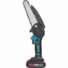ASUPERMALL 21V 6Inch Scies D'élagage électriques, Petite Tronçonneuse Pour Fendre Le Bois, Moteur à Balai Pour Le Jardin Et Le Verger, 1 Batterie - 1 Batterie -Tronçonneuse et accessoire Soldes 2022 52557591 1