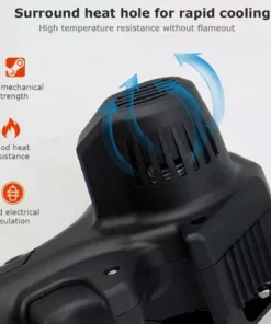 LIFCAUSAL Mini Tronçonneuse, Scie électrique Portable Rechargeable 500 W, Petite Tronçonneuse à Bois Sans Fil Pour La Coupe De Bois De Branche D'arbre, Noir -Tronçonneuse et accessoire Soldes 2022 52728419 4