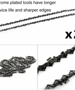 QERSTA Lot De 2 Chaînes De Tronçonneuse Authentiques, Chaîne De Tronçonneuse Rotatech 16" 59 Maillons Longueur 40 Cm Pour Titane électrique 9 QERSTA Lot De 2 Chaînes De Tronçonneuse Authentiques, Chaîne De Tronçonneuse Rotatech 16" 59 Maillons Longueur 40 Cm Pour Titane électrique -Tronçonneuse et accessoire Soldes 2022 53259474 3