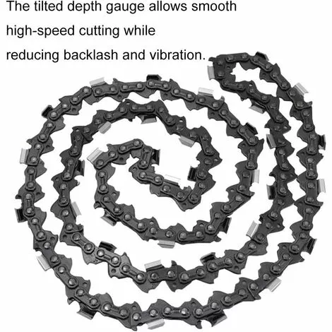 QERSTA Lot De 2 Chaînes De Tronçonneuse Authentiques, Chaîne De Tronçonneuse Rotatech 16" 59 Maillons Longueur 40 Cm Pour Titane électrique 7 QERSTA Lot De 2 Chaînes De Tronçonneuse Authentiques, Chaîne De Tronçonneuse Rotatech 16" 59 Maillons Longueur 40 Cm Pour Titane électrique – Image 5