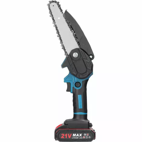 HAPPYSHOPPING 21V Mini Tronçonneuse électrique à Main Lithium-ion Moteur à Brosse Norme Européenne 220V , Modèles Noir Et Vert Une Puissance Une Charge 6 Pouces - Modèles Noir Et Vert Une Puissance Une Charge 6 Pouces 4 HAPPYSHOPPING 21V Mini Tronçonneuse électrique à Main Lithium-ion Moteur à Brosse Norme Européenne 220V , Modèles Noir Et Vert Une Puissance Une Charge 6 Pouces - Modèles Noir Et Vert Une Puissance Une Charge 6 Pouces – Image 2