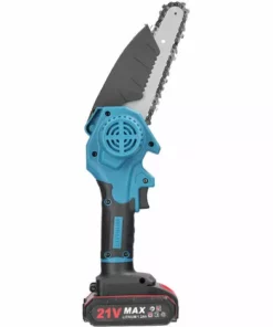 HAPPYSHOPPING 21V Mini Tronçonneuse électrique à Main Lithium-ion Moteur à Brosse Norme Européenne 220V , Modèles Noir Et Vert Une Puissance Une Charge 6 Pouces - Modèles Noir Et Vert Une Puissance Une Charge 6 Pouces 9 HAPPYSHOPPING 21V Mini Tronçonneuse électrique à Main Lithium-ion Moteur à Brosse Norme Européenne 220V , Modèles Noir Et Vert Une Puissance Une Charge 6 Pouces - Modèles Noir Et Vert Une Puissance Une Charge 6 Pouces -Tronçonneuse et accessoire Soldes 2022 53337388 3