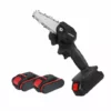 JMAX 18V Scie à Chaine Tronconneuse à Batterie 4 Pouces Guide Portable électrique Sans Fil Avec 2 Batterie 2500mah Noir -Tronçonneuse et accessoire Soldes 2022 53509330 1