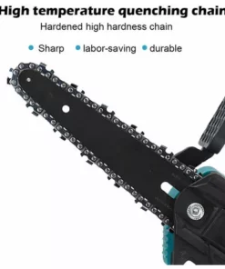 JMAX 6 Pouces Scie à Chaine électrique Jardin Tronconneuse Sans Fil 88V Portable Avec 2 Batterie 9000mAh + Lame + Scie + Chargeur Bleu -Tronçonneuse et accessoire Soldes 2022 53553666 4