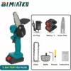 JMAX 18V Scie à Chaine Tronconneuse à Batterie 4 Pouces Guide Portable électrique Sans Fil Avec 2x Batterie 2500mah -Tronçonneuse et accessoire Soldes 2022 53776186 1