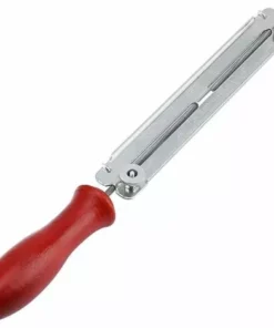GUAZHUNIFR Trousse De Fichiers Pour Affûteuse De Tronçonneuse En Acier Affûtage De Kit De Fichier Pour Une Tronçonneuse De Tronçonneuse Avec Manche En Bois Dur Scie à Chaîne à Essence Tronçonneuse 4.8mm-Guazhuni