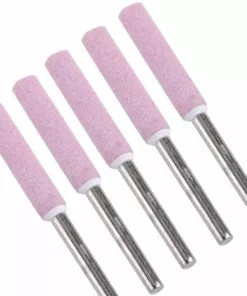GUAZHUNIFR Limes D'affûtage Pour Polissage De Tronçonneuse , Guazhuni Tête De Polissage De Meulage En Diamant De 4,8 Mm 5 Pièces