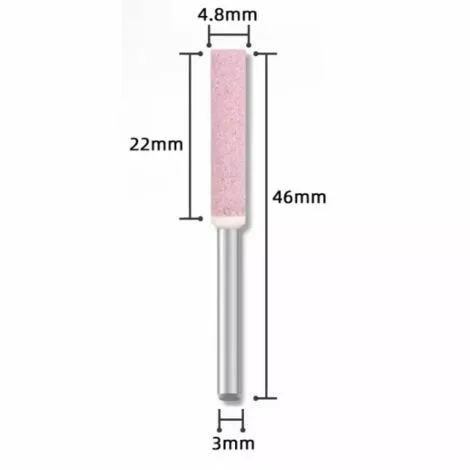 GUAZHUNIFR Limes D'affûtage Pour Polissage De Tronçonneuse , Guazhuni Tête De Polissage De Meulage En Diamant De 4,8 Mm 5 Pièces 4 GUAZHUNIFR Limes D'affûtage Pour Polissage De Tronçonneuse , Guazhuni Tête De Polissage De Meulage En Diamant De 4,8 Mm 5 Pièces – Image 2