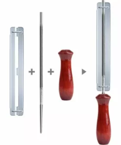 7 Pièces Affuteuse De Tronçonneuse,chaîne Affûtage Avec 4.0 4.8 5.5 Lime Ronde,guide,lime Plate,limes à Aiguilles,poignée,calibre Et Rangement，Starlight -Tronçonneuse et accessoire Soldes 2022 54053163 5