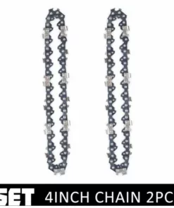 DONTODENT Chaînes Et Guides Tranchants De Avec Pour Scie à Chaîne Accessoires De Tronçonneuse De Haute Qualité Et Durables-Chaîne De 4 Pouces * 2