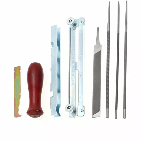 SUPERSELLER Kit De Limes Pour Affûteur De Tronçonneuse Ensemble De Pièces De Chaîne Pour Affûteur De Chaîne De Tronçonneuse, Limes 5/32, 3/16 Et 7/32 Pouces, Manche En Bois, Jauge De Profondeur Et Pochette à Outils Pour Affûter Et Limer Toutes Les Lames De Tronçonneu 4 SUPERSELLER Kit De Limes Pour Affûteur De Tronçonneuse Ensemble De Pièces De Chaîne Pour Affûteur De Chaîne De Tronçonneuse, Limes 5/32, 3/16 Et 7/32 Pouces, Manche En Bois, Jauge De Profondeur Et Pochette à Outils Pour Affûter Et Limer Toutes Les Lames De Tronçonneu – Image 2