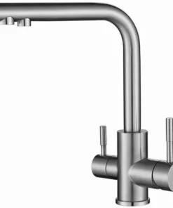 LIFCAUSAL Robinet De Cuisine Évier En Acier Inoxydable Purificateur D'eau Chaude Et Froide Robinet à Double Sortie
