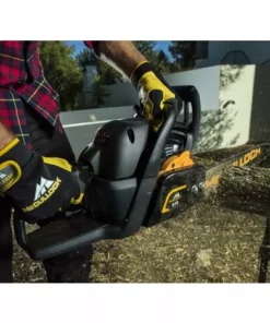 McCULLOCH Tronçonneuse Thermique CS42S (40cm) – 42cc / 1500W / Guide 40cm Pas 3/8" / Pompe D’amorçage / Démarrage SoftStart (967320603) -Tronçonneuse et accessoire Soldes 2022 54810159 4