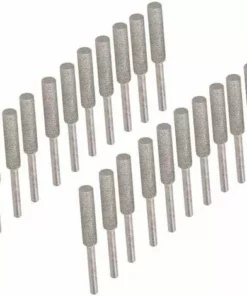 Fraise D'affûteuse De Tronçonneuse 20 Pièces Affûteuse De Tronçonneuse Tête De Meulage Tête De Meulage Fichier Rotatif FUIENKO