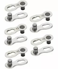 LANGRAY Maillon De Chaîne De Vélo 8 Vitesses Maillon De Chaîne De Vélo Maillon Manquant Maillon De Chaîne De Vélo 5 Paires Réutilisable En Acier Argenté Connecteur De Chaîne De Vélo Accessoire De Vélo Pour Chaîne 6, 7, 8 Vitesses, Argent -Tronçonneuse et accessoire Soldes 2022 55272770 2