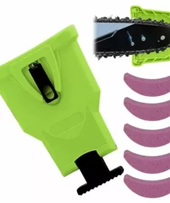 SUPERMARKET Affûteur De Tronçonneuse Avec 5 Pierres D'affûtage Affûteuse De Chaîne De Tronçonneuse Pour Guides De 14 à 20 Pouces Et Barre De Scie à Chaîne à 2 Trous,Superma,vert -Tronçonneuse et accessoire Soldes 2022 55490079 5