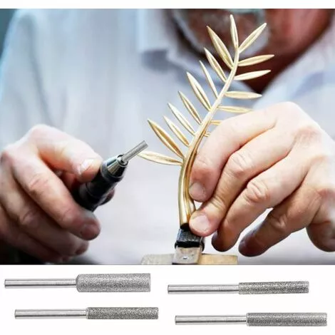 SUPERMARKET Lot De 3 Aiguiseurs De Tronçonneuse Diamantée Pour Aiguiser Les Lames De Tronçonneuse - 4/4,8/5,5 Mm - Argentés,Superma 7 SUPERMARKET Lot De 3 Aiguiseurs De Tronçonneuse Diamantée Pour Aiguiser Les Lames De Tronçonneuse - 4/4,8/5,5 Mm - Argentés,Superma – Image 5