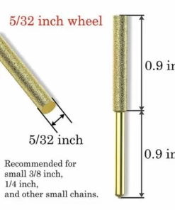 ASUPERMALL 8Pcs Meches De Tronconneuse Affuteuse Diamantee Plaquee Titane Lime De Tronconneuse Electrique Haute Durete - 4Mm -Tronçonneuse et accessoire Soldes 2022 57112462 3