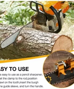 DECKON Gabarit Daffûtage De Chaîne, Gabarits Daffûtage De Tronçonneuse Portables, Gabarit Daffûtage De Chaîne De Tronçonneuse, Chainsaw Sharpener Kit Avec 1 Tête De Meulage -Tronçonneuse et accessoire Soldes 2022 57178738 3