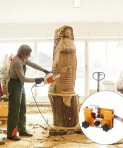 DECKON Gabarit Daffûtage De Chaîne, Gabarits Daffûtage De Tronçonneuse Portables, Gabarit Daffûtage De Chaîne De Tronçonneuse, Chainsaw Sharpener Kit Avec 1 Tête De Meulage -Tronçonneuse et accessoire Soldes 2022 57178738 5