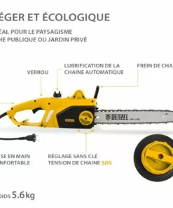 DENZEL - Tronçonneuse électrique - 1,8 KW  -Tronçonneuse et accessoire Soldes 2022 57355871 3