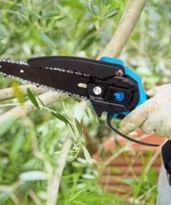 Scie à Chaîne électroportative Brushless 6 Pouces 1200W ONEVAN Mini Tronçonneuse électrique Sans Fil Pour Makita 18V Batterie | Vitesse Réglable Pour La Coupe Du Bois - Avec 2*Batteries+6*chaine Or 11 Scie à Chaîne électroportative Brushless 6 Pouces 1200W ONEVAN Mini Tronçonneuse électrique Sans Fil Pour Makita 18V Batterie | Vitesse Réglable Pour La Coupe Du Bois - Avec 2*Batteries+6*chaine Or -Tronçonneuse et accessoire Soldes 2022 57754913 5