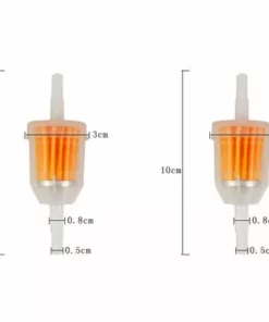 MACARON Kit Ligne De Carburant, Tuyau De Conduite De Carburant De Longueur 3M Diamètre Intérieur De 5mm Avec Filtre à Essence 4 Pièces 8 Mm Et Pinces De Tuyau 10 Pièces,LO-Ron -Tronçonneuse et accessoire Soldes 2022 58064909 2