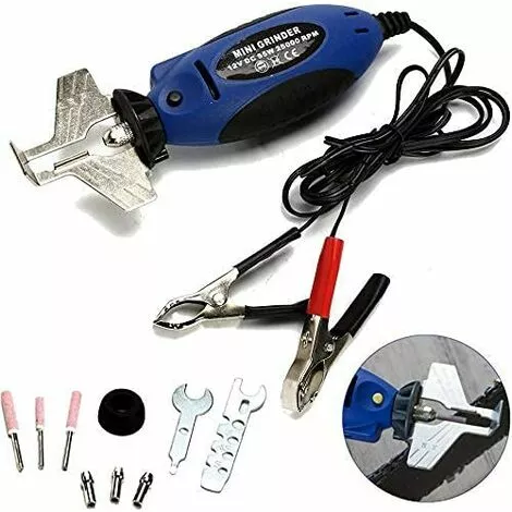 Cisea Affûteuse De Tronçonneuse électrique, 12V Mini Meuleuse De Chaîne Machine De Poche Extérieure Pour Scie à Chaîne, Meuleuse De Coupe, Accessoires De Travail Du Bois 6 Cisea Affûteuse De Tronçonneuse électrique, 12V Mini Meuleuse De Chaîne Machine De Poche Extérieure Pour Scie à Chaîne, Meuleuse De Coupe, Accessoires De Travail Du Bois – Image 4