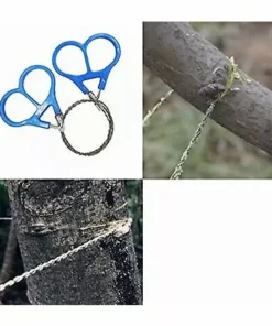 Fei Yu 5pcs Scie à Fil En Acier Inoxydable Tronçonneuse De Poche Mini Câble Engrenage Pole Scie Trousse De Survie De Tronçonneuse D'urgence -Tronçonneuse et accessoire Soldes 2022 58082792 2