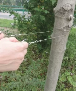 Fei Yu 5pcs Scie à Fil En Acier Inoxydable Tronçonneuse De Poche Mini Câble Engrenage Pole Scie Trousse De Survie De Tronçonneuse D'urgence -Tronçonneuse et accessoire Soldes 2022 58082792 3