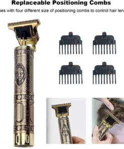 LIFCAUSAL Tondeuse à Cheveux électrique Rétro Rechargeable Coupe-cheveux Sans Fil à Usage Domestique Ensemble De Coupe De Cheveux Lavable Avec 4 Peignes De Positionnement, Type 1, Avec Batterie 11 LIFCAUSAL Tondeuse à Cheveux électrique Rétro Rechargeable Coupe-cheveux Sans Fil à Usage Domestique Ensemble De Coupe De Cheveux Lavable Avec 4 Peignes De Positionnement, Type 1, Avec Batterie -Tronçonneuse et accessoire Soldes 2022 58188365 5