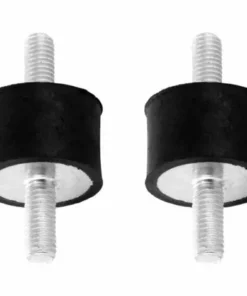 CYCLINGCOLORS 2x Silent Bloc Mâle Mâle M6x18mm M6x18mm 20x15mm Anti Vibration Caoutchouc Bâteau Voiture Amortisseur Silencieux