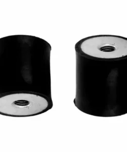 CYCLINGCOLORS 2x Silent Bloc Femelle Femelle M6x6mm M6x6mm 20x30mm Anti Vibration Caoutchouc Bâteau Voiture Amortisseur Silencieux