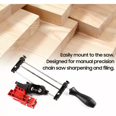 TANCYCO Guide De Classement Manuel Pour Affûter La Scie à Chaîne - Avec Lime Ronde De 3/16" Et Poignée En Plastique 6 TANCYCO Guide De Classement Manuel Pour Affûter La Scie à Chaîne - Avec Lime Ronde De 3/16" Et Poignée En Plastique – Image 4