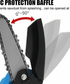 JMAX Tronçonneuse à Batterie Sans Fil De 6 Pouces Et 2*batteries 88VF Portable Scie Électrique Jardin Logging -Tronçonneuse et accessoire Soldes 2022 59012590 5