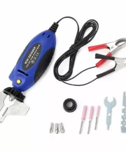 Fei Yu 12v Mini Tronçonneuse Affûteur Électrique Meuleuse à Chaîne Meuleuse File Pro Tool