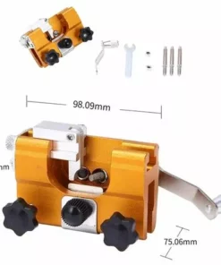 AOUGO Affûteur De Tronçonneuse, Affûteur De Chaîne De Tronçonneuse Dispositif De Meulage D'affûteur De Chaîne À Manivelle Accessoires Universel -Tronçonneuse et accessoire Soldes 2022 59300660 5