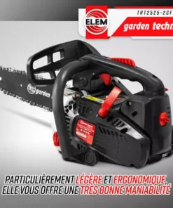 ELEM GARDEN TECHNIC Elagueuse Thermique 25cc - Guide 25cm - Elem Garden 10 ELEM GARDEN TECHNIC Elagueuse Thermique 25cc - Guide 25cm - Elem Garden -Tronçonneuse et accessoire Soldes 2022 59382107 4