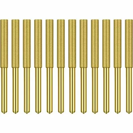 GroupM 12 Pièces Pierre Lime Tronçonneuse Gravure Accessoire De Chaîne D'affûtage (or 4 Mm) 3 GroupM 12 Pièces Pierre Lime Tronçonneuse Gravure Accessoire De Chaîne D'affûtage (or 4 Mm)