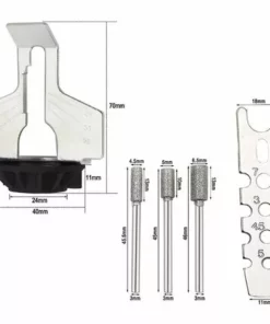 Fei Yu Chaînes De Scie Outil D’affûtage Kit D’affûtage Kit D’accessoires De Tronçonneuse Rotative Chaîne -Tronçonneuse et accessoire Soldes 2022 59661531 3