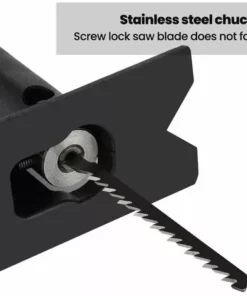 LIFCAUSAL Perceuse électrique Modifiée En Accessoire De Scies électriques Scies Alternatives électriques Perceuse à Scies Sauteuses Outil Utilitaire De Coupe Portable Pour Le Travail Du Bois Avec 3 Lames De Scie -Tronçonneuse et accessoire Soldes 2022 59662325 4