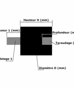 CYCLINGCOLORS 2x Silent Bloc Mâle Femelle M6x11mm M6x6mm 15x15mm Anti Vibration Caoutchouc Bâteau Voiture Amortisseur Silencieux -Tronçonneuse et accessoire Soldes 2022 59668573 2