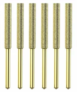 SUPERSELLER Affûteuse De Chaîne Pour Tronçonneuse Meule D'affûtage Diamantée Plaquée Titane, Lime à Scie électrique Haute Dureté, Convient Pour 8 Affûteuses De Scies électriques